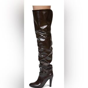 Jeffrey Campbell Black Over the Knee Boots